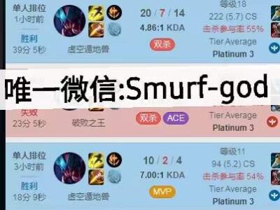 欧服LOL白金陪练