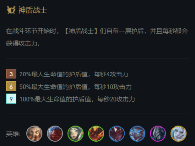 TFT 11.20 转职黑科技九神盾战士无坚不摧