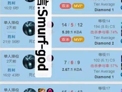 欧服LOL钻一陪练