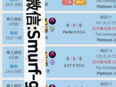 欧服lol白金代练