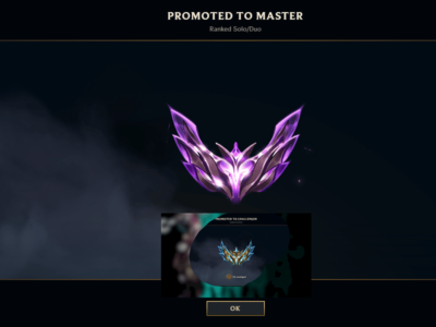 澳服LOL代练晋级MASTER超凡大师2