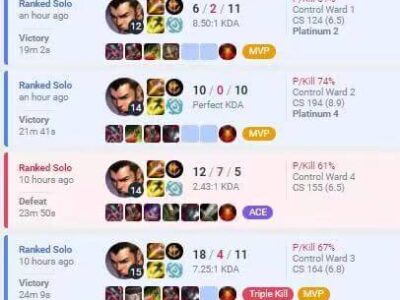 LOL美服定位赛-钻3残局8场赢下6场-league of legends NA servers