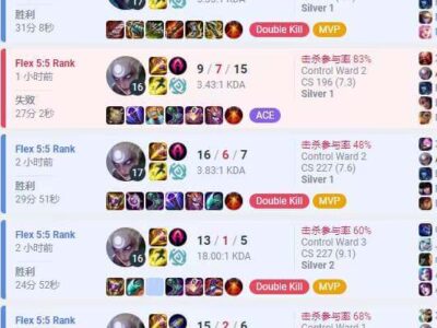 美服Flex陪玩完美收官：1陪4策略带来绝佳胜率